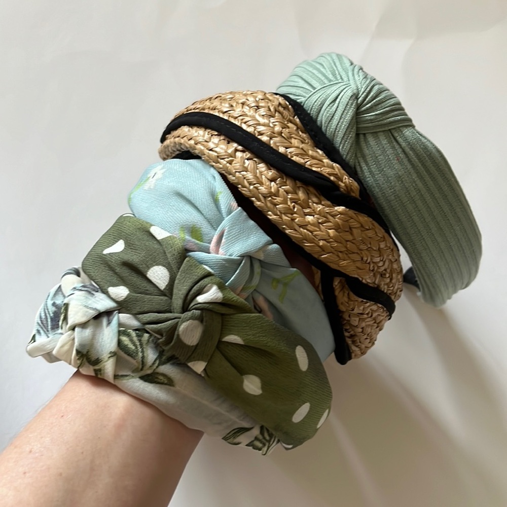Knotted headband set